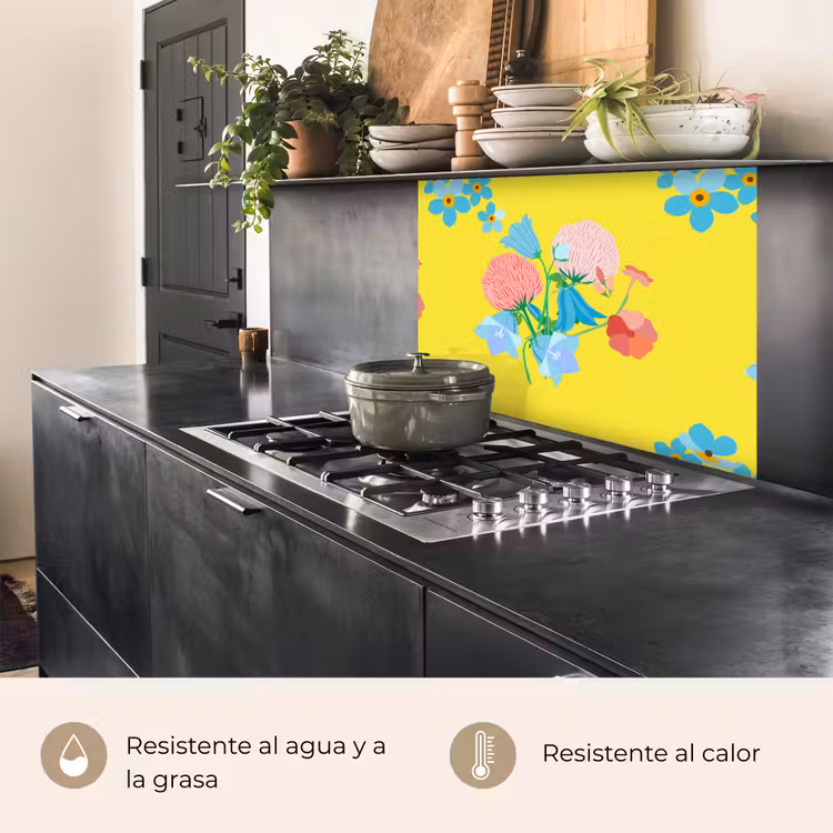 Revestimiento cocina - Flores - Ramo - Primavera - Patrones — 4