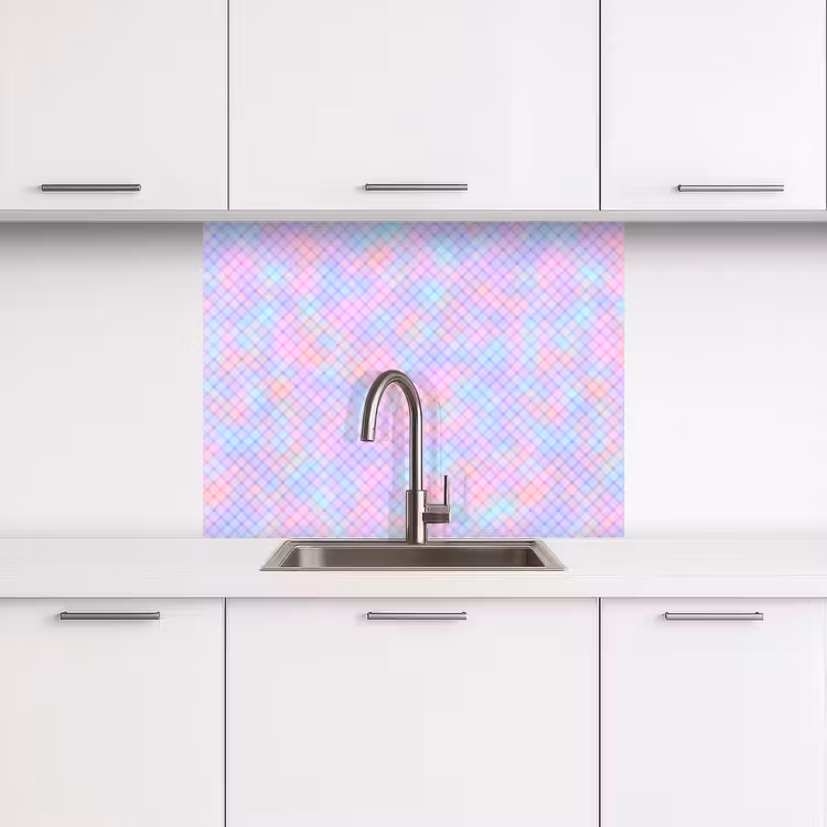 Revestimiento cocina - Diseño - Geometría - Rosa — 3