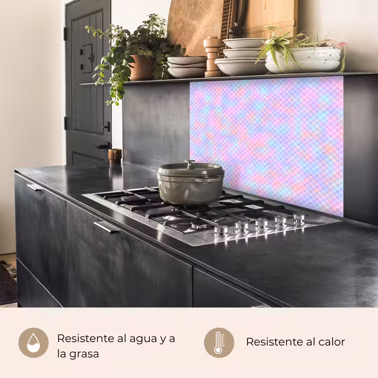 Revestimiento cocina - Diseño - Geometría - Rosa — 4