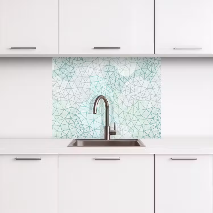 Revestimiento cocina - Geometría - Patrón - Verde — 3