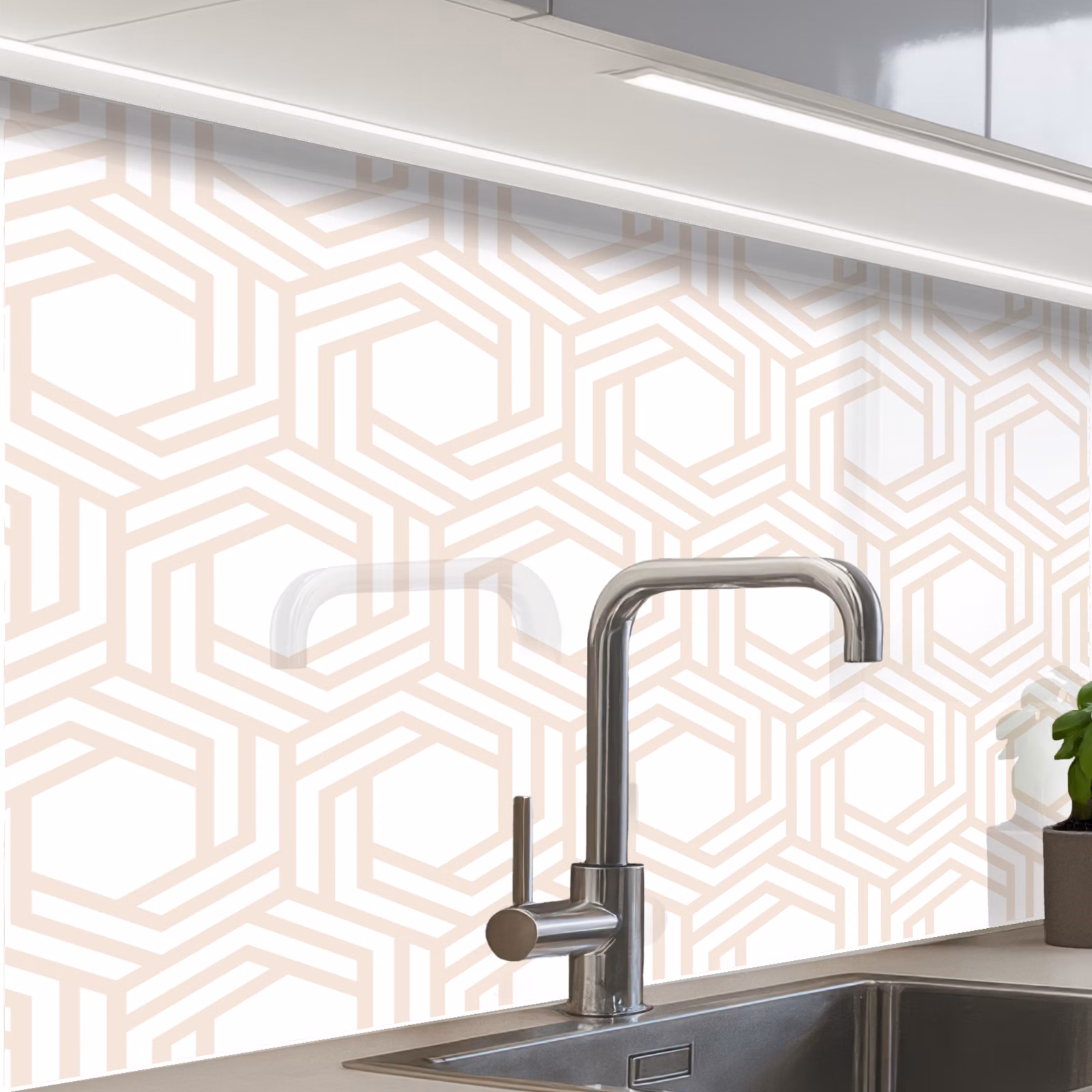 Revestimiento cocina - Diseño - Geometría - Patrón — 1