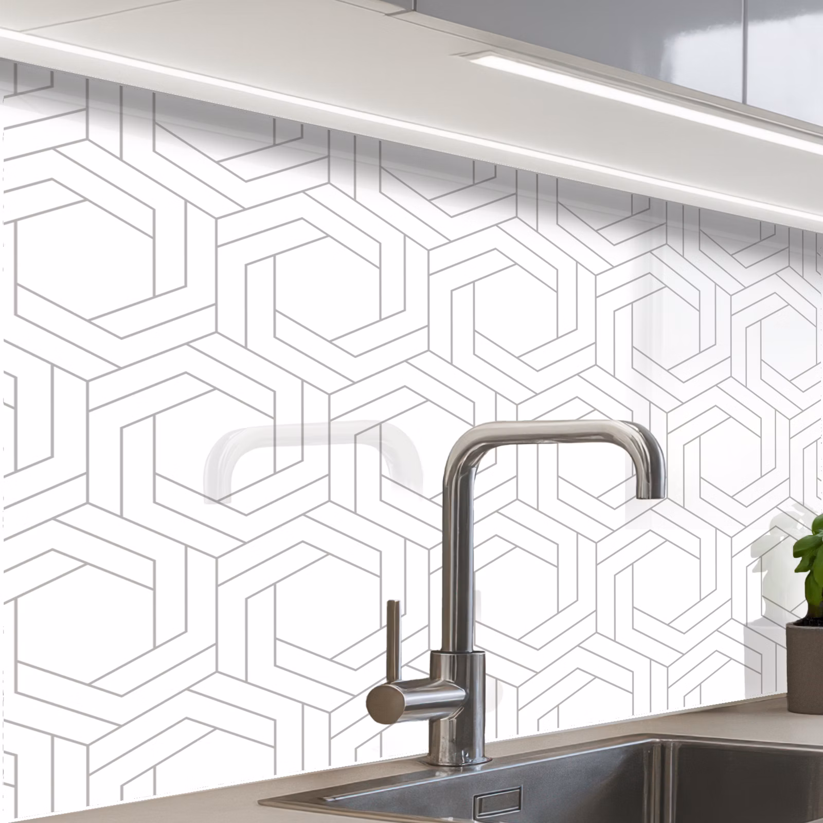 Revestimiento cocina - Diseño - Geometría - Patrones - Abstracto — 1
