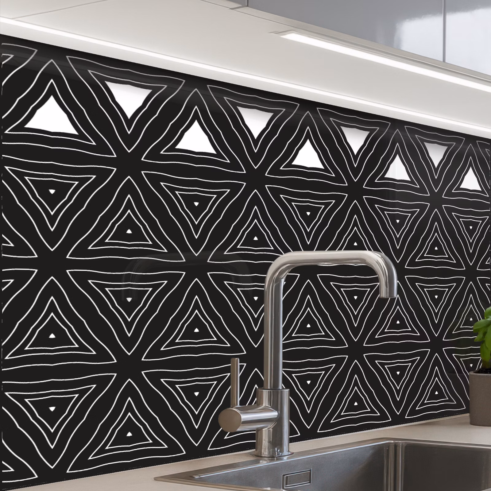 Revestimiento cocina - Geometría - Diseño - Mosaico — 1
