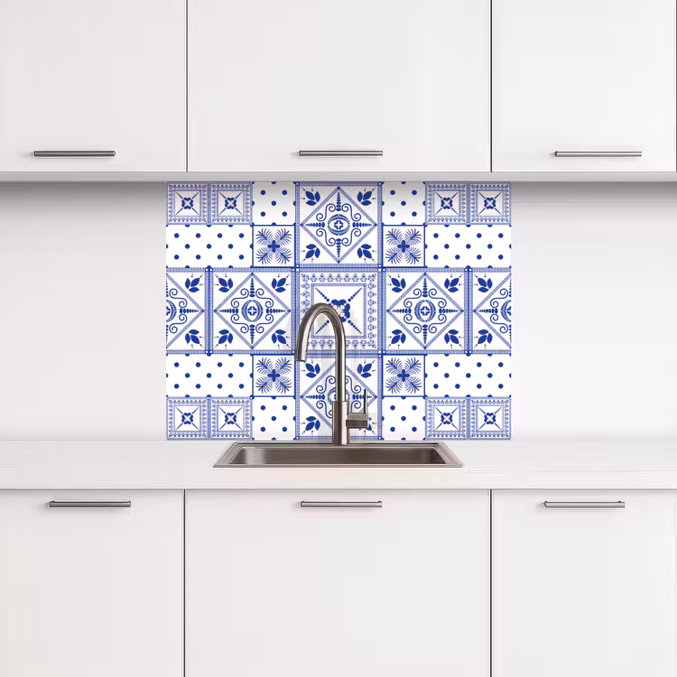 Revestimiento cocina - Azulejos - Patrones - Azul de Delft — 3