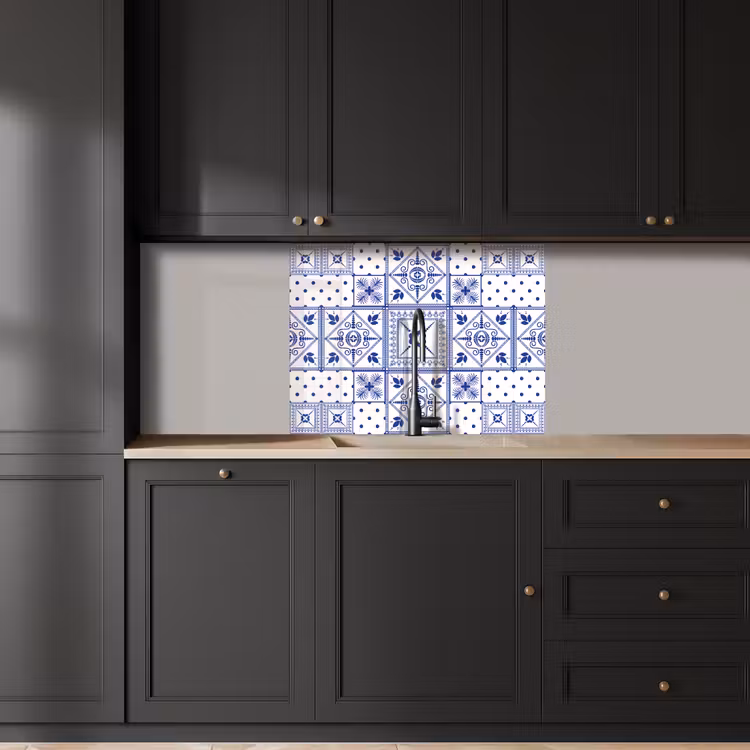 Revestimiento cocina - Azulejos - Patrones - Azul de Delft — 5
