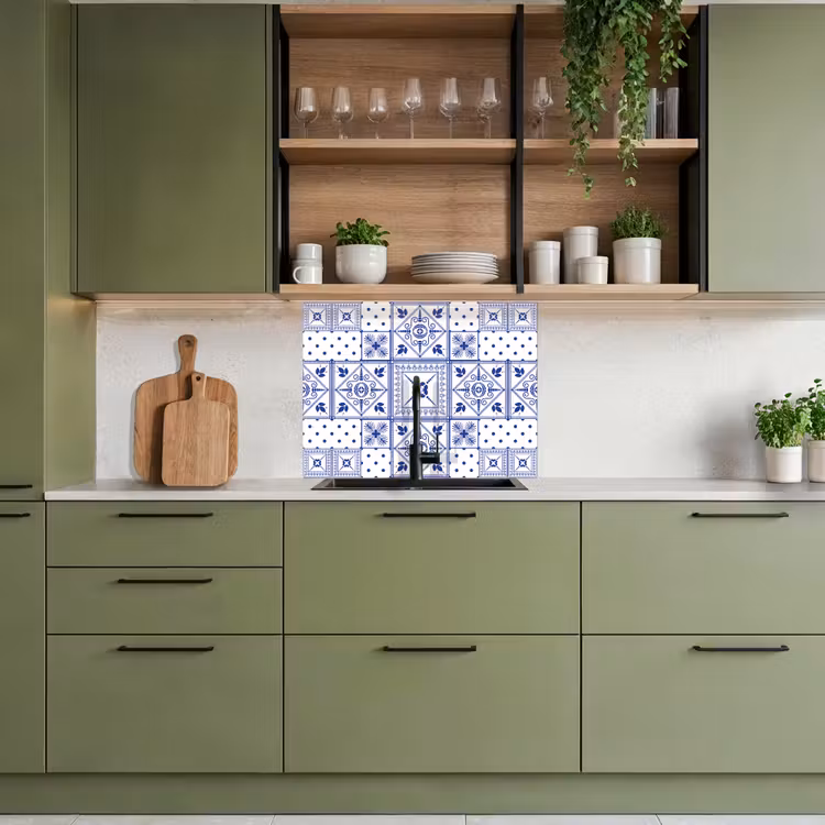 Revestimiento cocina - Azulejos - Patrones - Azul de Delft — 7