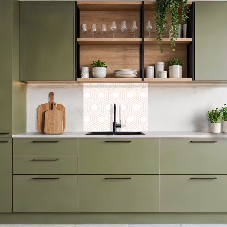 Revestimiento cocina - Diseño - Geometría - Patrón — 7