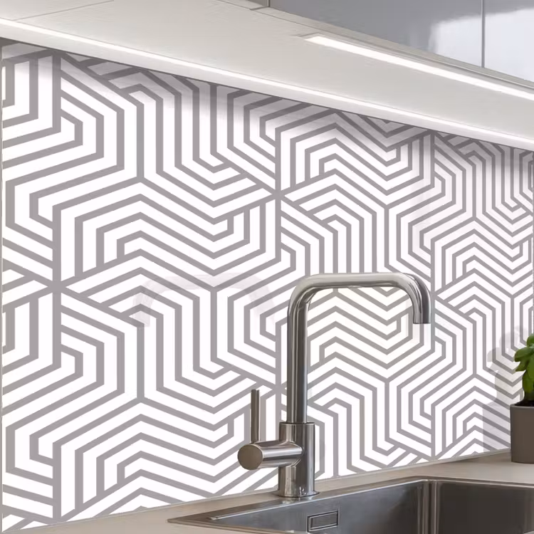 Revestimiento cocina - Línea - Diseño - Geometría - Patrón — 1