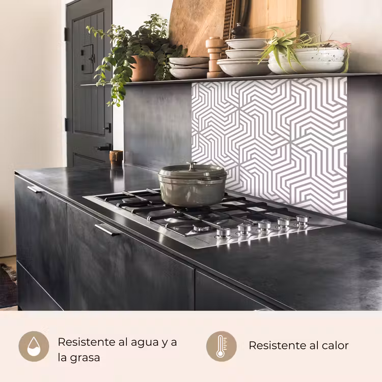 Revestimiento cocina - Línea - Diseño - Geometría - Patrón — 4