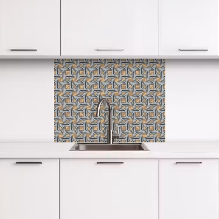 Revestimiento cocina - Marrón - Patrones - Geometría — 3