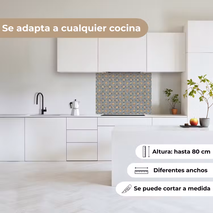 Revestimiento cocina - Marrón - Patrones - Geometría — 6