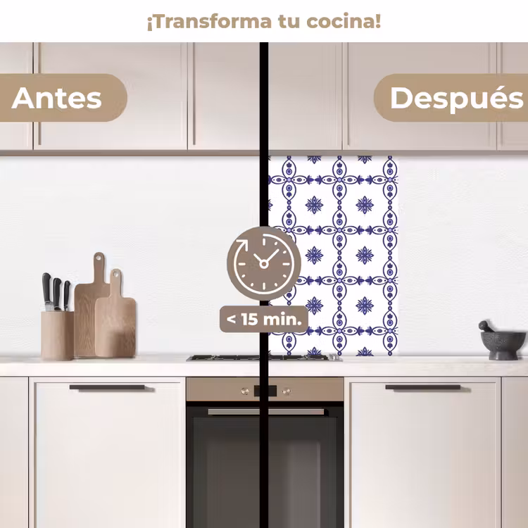 Revestimiento cocina - Portugal - Patrones - Azul — 2