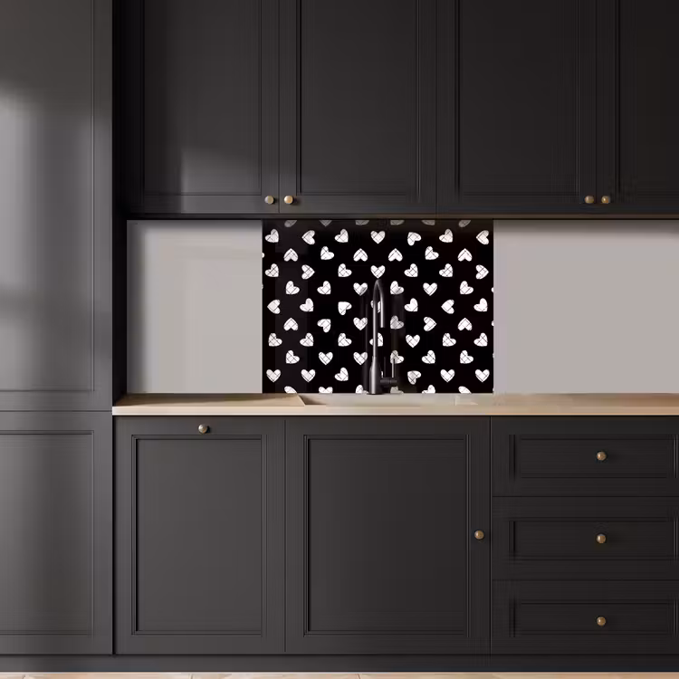 Revestimiento cocina - Corazón - Diseño - Geometría - Patrón — 5