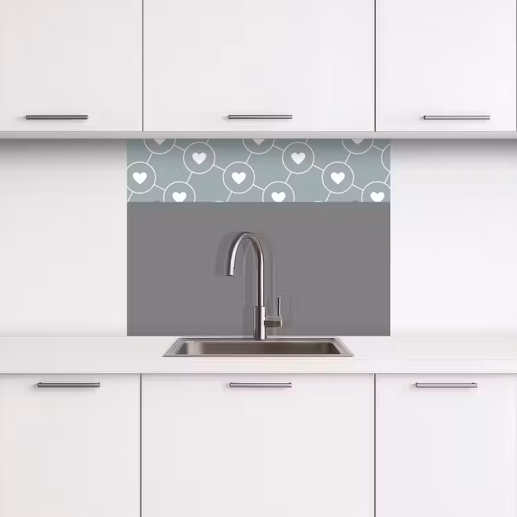 Revestimiento cocina - Diseño - Geometría - Patrón - Corazón — 3