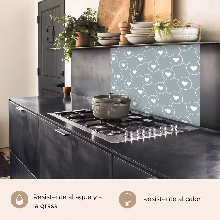 Revestimiento cocina - Diseño - Geometría - Patrón - Corazón — 4