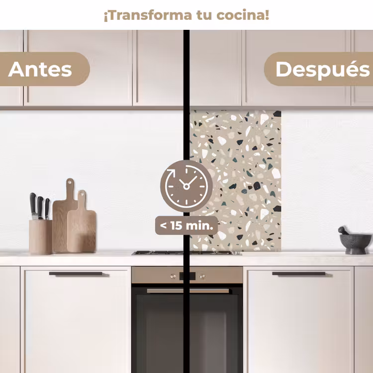 Revestimiento cocina - Terrazo - Motivo - Verde — 2