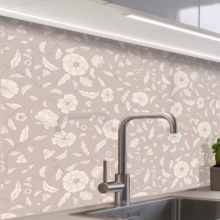Revestimiento cocina - Flores - Pétalos - Patrón — 1