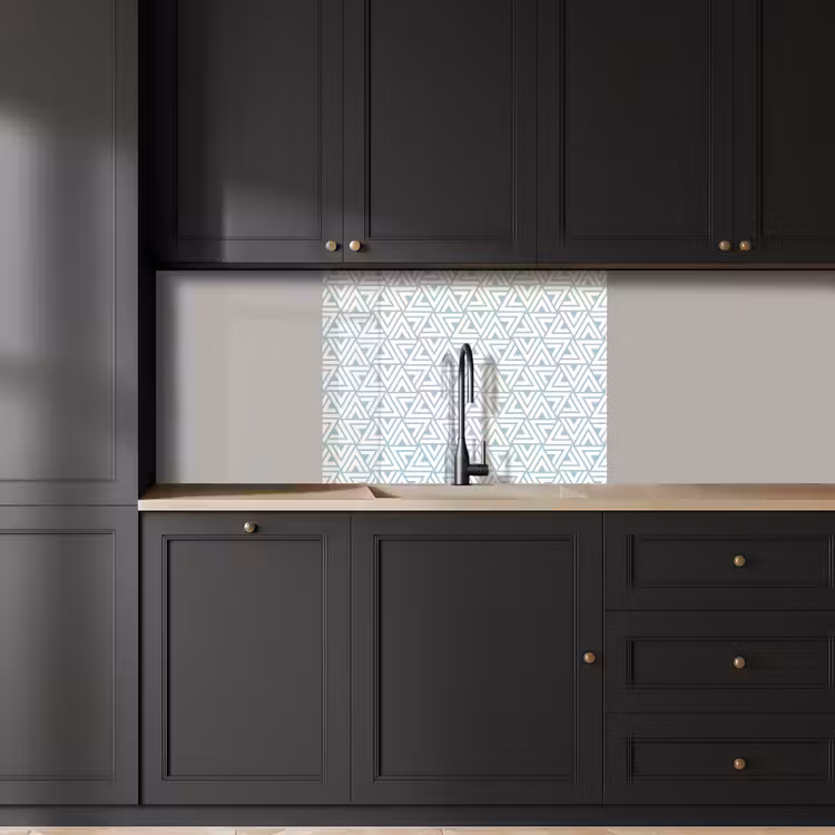 Revestimiento cocina - Patrón - Línea - Diseño - Verde — 5