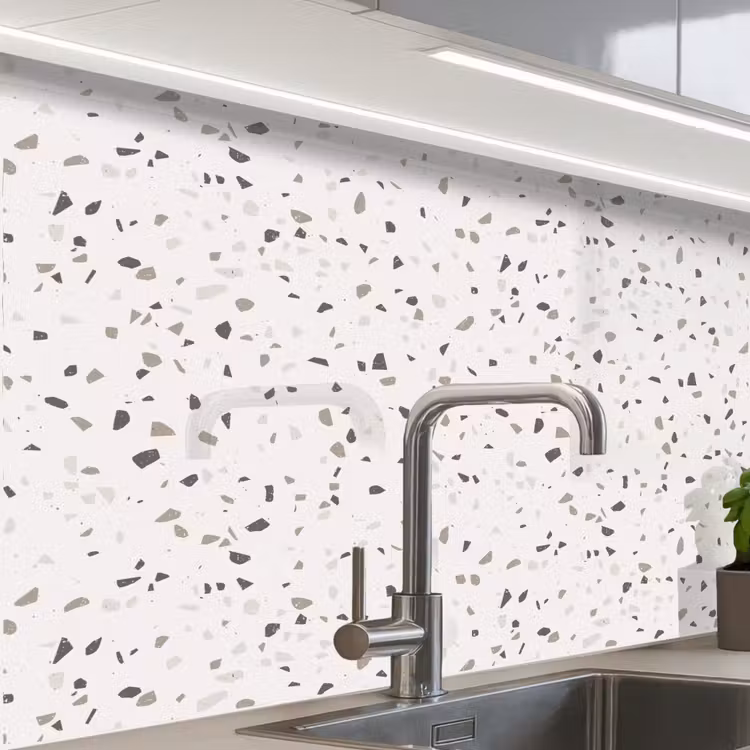Revestimiento cocina - Terrazo - Motivo - Crema — 1