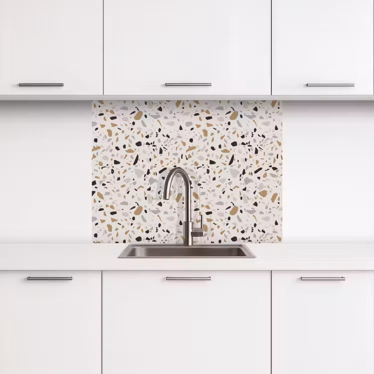Revestimiento cocina - Terrazo - Patrón - Acero — 3