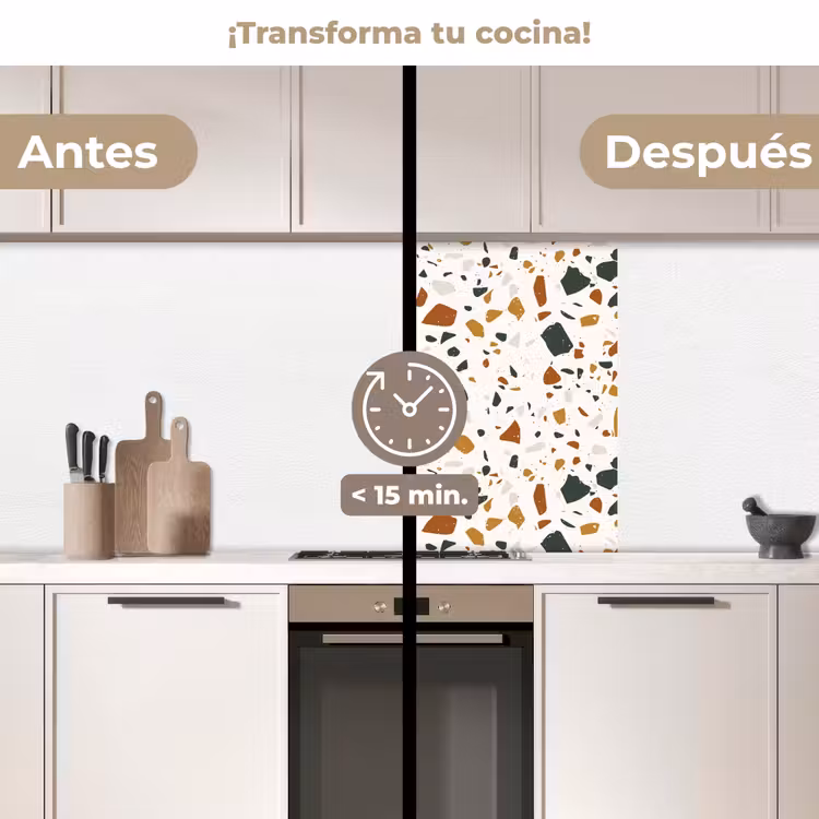 Revestimiento cocina - Terrazo - Patrón - Blanco - Terra — 2