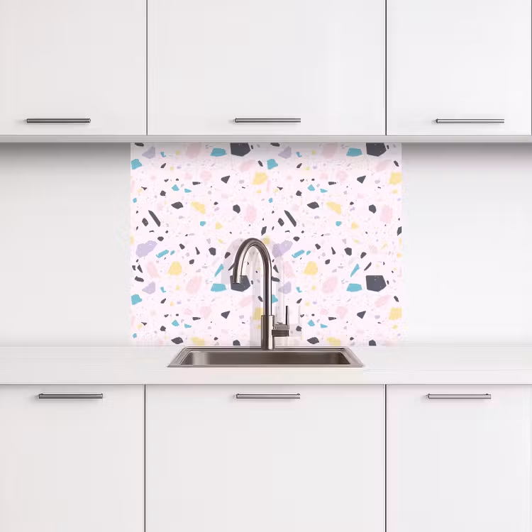 Revestimiento cocina - Terrazo - Patrón - Suave - Caramelo — 3
