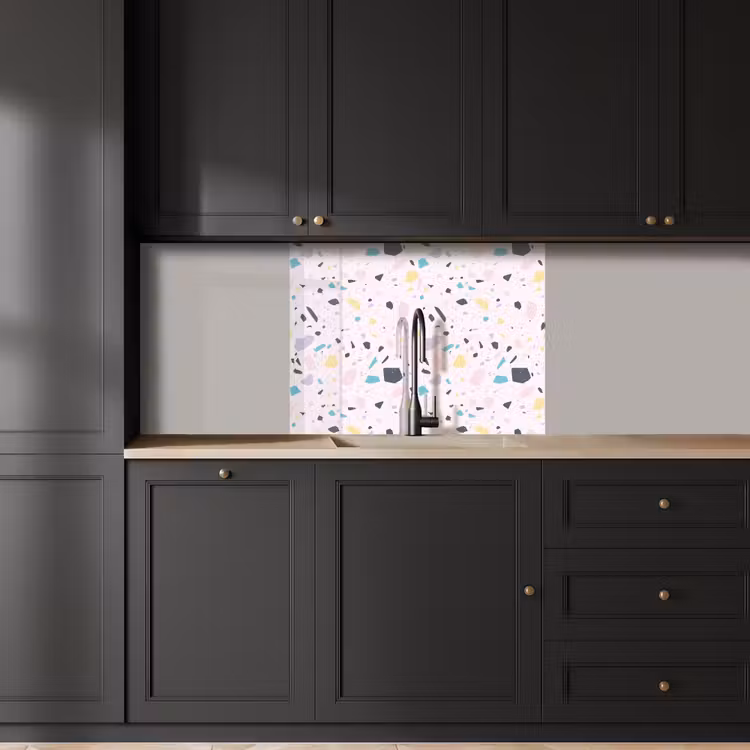 Revestimiento cocina - Terrazo - Patrón - Suave - Caramelo — 5