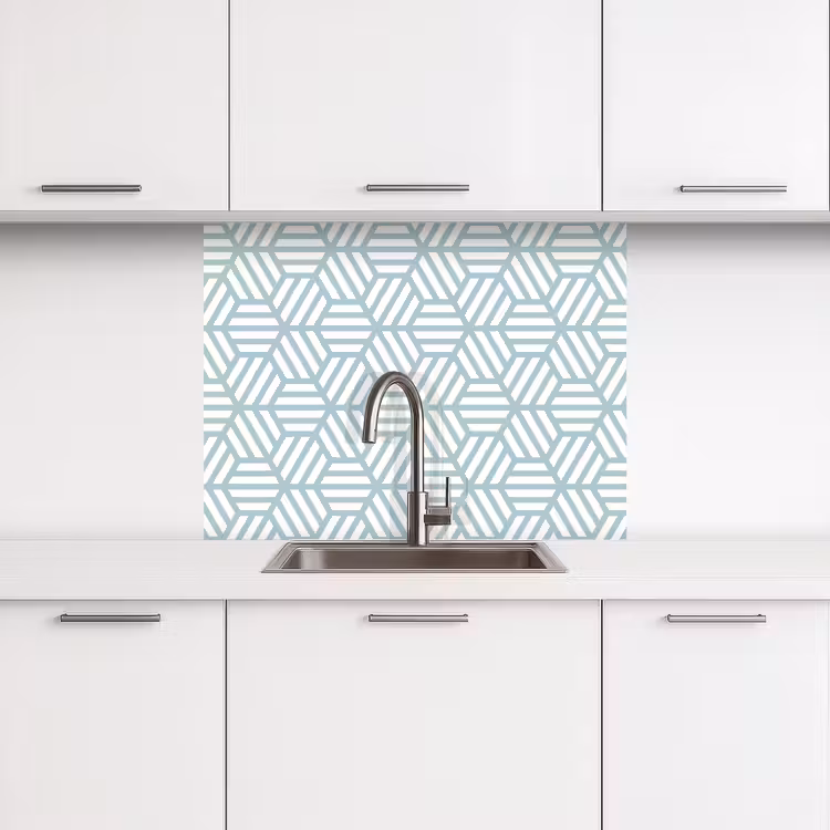 Revestimiento cocina - Verde - Geometría - Patrones - Abstracto — 3