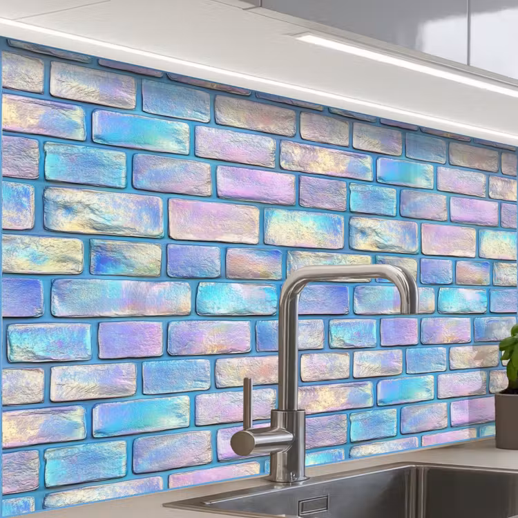 Revestimiento cocina - Arco iris - Brillo - Piedra — 1