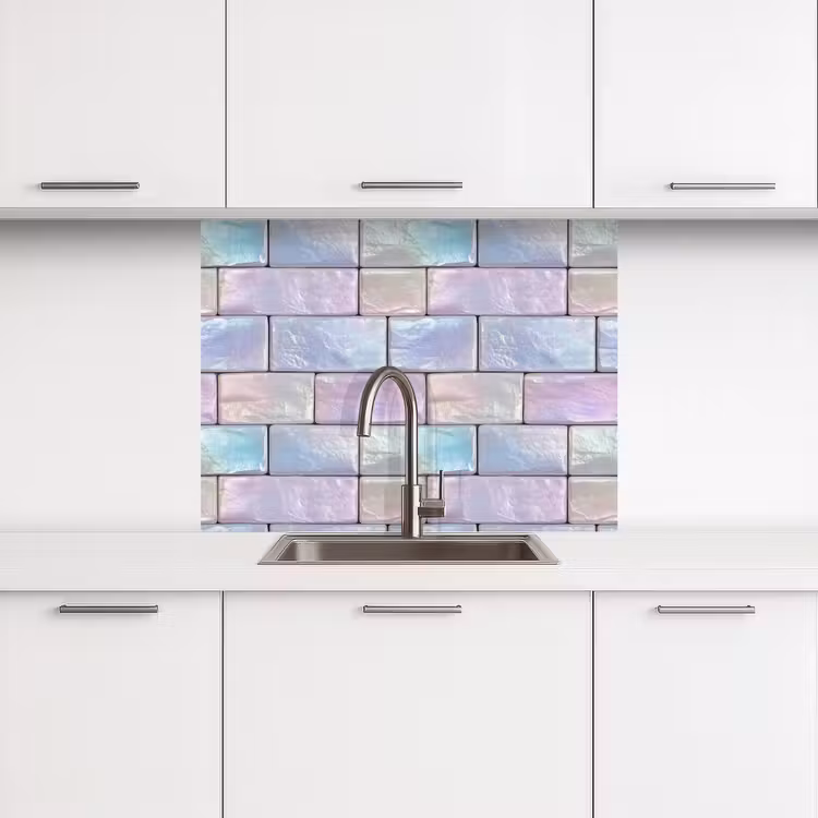 Revestimiento cocina - Brillo pastel - Piedra - Reflejo — 3
