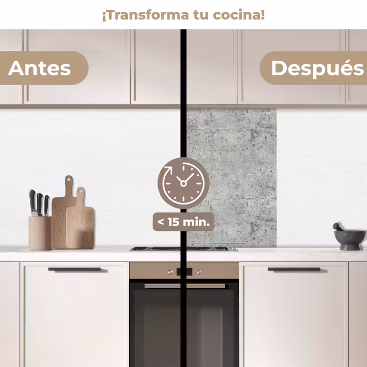 Revestimiento cocina - Gris - Pared - Poros — 2