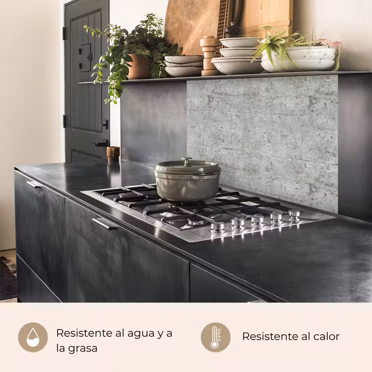 Revestimiento cocina - Gris - Pared - Poros — 4