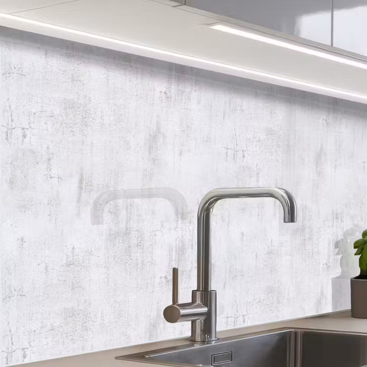 Revestimiento cocina - Pared - Pintado - Blanco - Sin terminar — 1