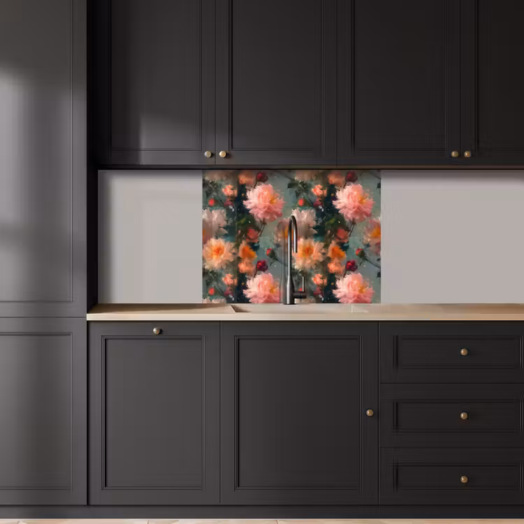 Revestimiento cocina - Dalia - Flores - Patrón — 5