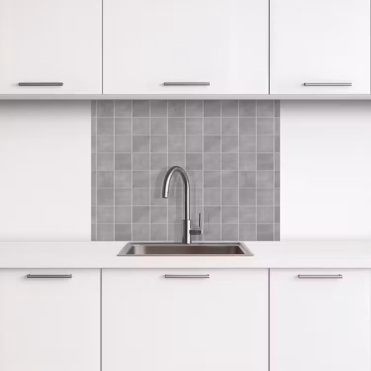 Revestimiento cocina - Mate - Pared - Azulejos - Gris — 3