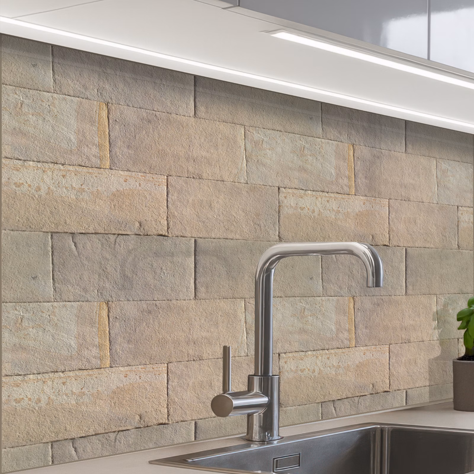 Revestimiento cocina - Bluestone - Arenisca - Amarillo — 1