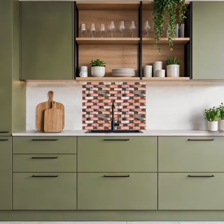 Revestimiento cocina - Antiguo - Piedra - Muro — 7