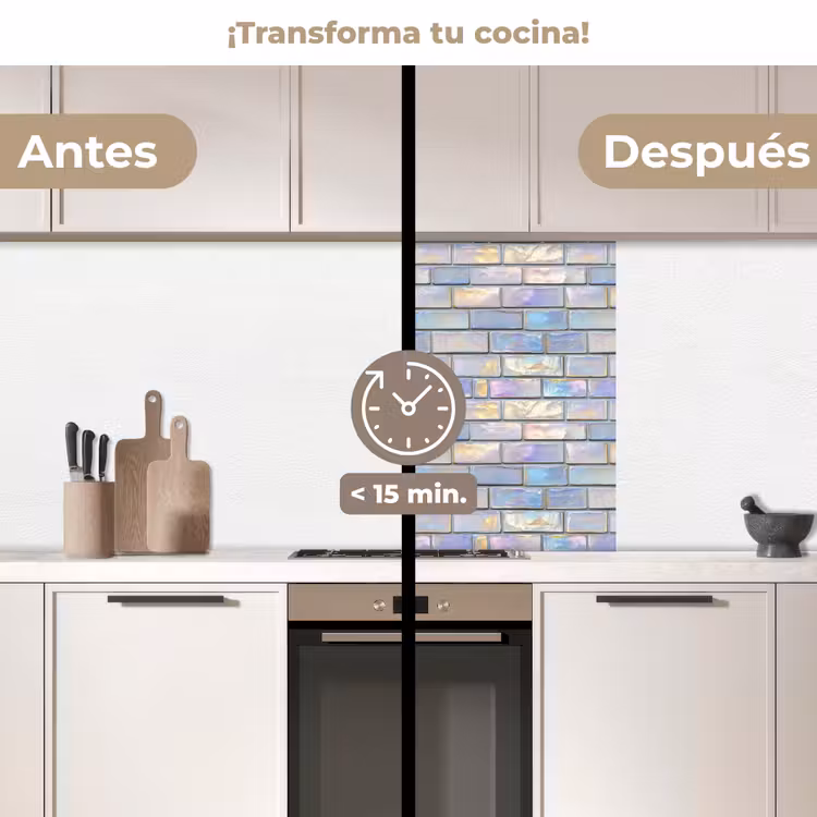 Revestimiento cocina - Brillo - Pared - Nácar — 2