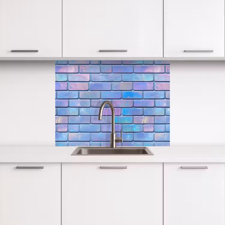Revestimiento cocina - Morado - Azul - Pared — 3