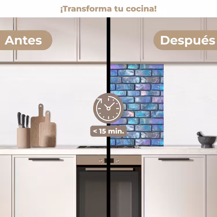 Revestimiento cocina - Pared - Iridiscente - Colores — 2