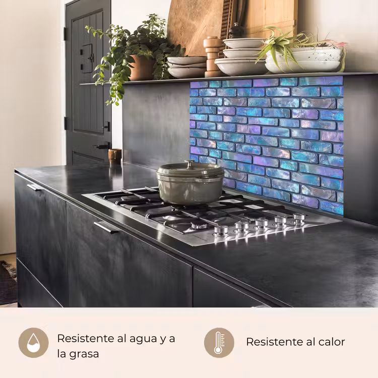 Revestimiento cocina - Pared - Iridiscente - Colores — 4