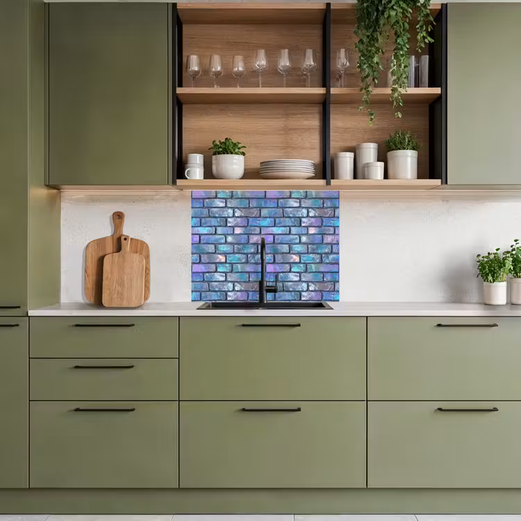 Revestimiento cocina - Pared - Iridiscente - Colores — 7