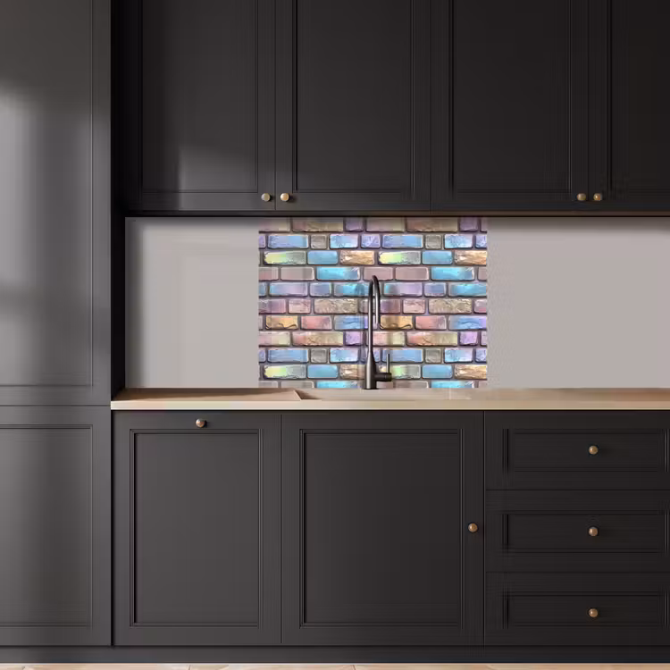 Revestimiento cocina - Piedras - Arco iris - Metálicas — 5