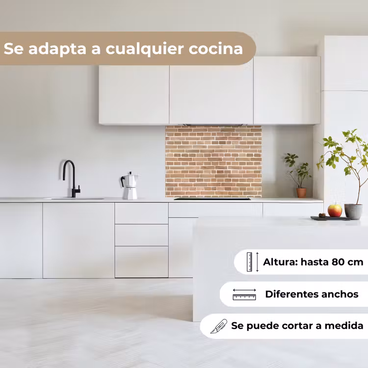 Revestimiento cocina - Piedras - Marrón - Claro - Motivo — 6