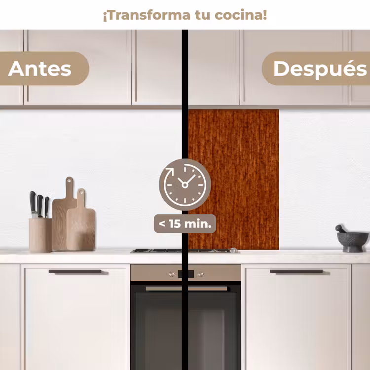 Revestimiento cocina - Rojo - Marrón - Metal - Óxido — 2