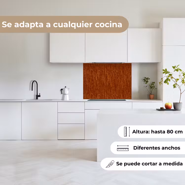 Revestimiento cocina - Rojo - Marrón - Metal - Óxido — 6