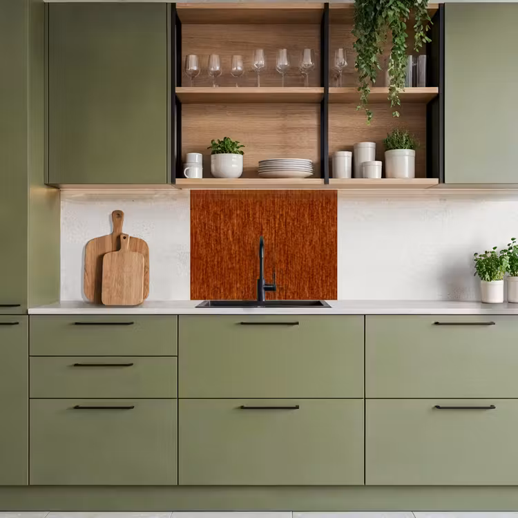 Revestimiento cocina - Rojo - Marrón - Metal - Óxido — 7