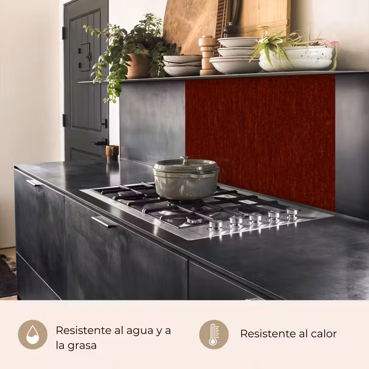 Revestimiento cocina - Rojo - Óxido - Textura — 4