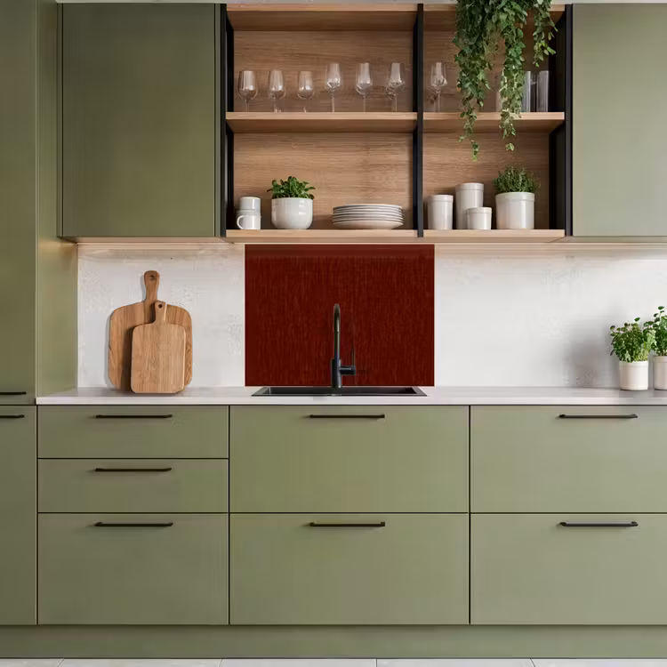 Revestimiento cocina - Rojo - Óxido - Textura — 7