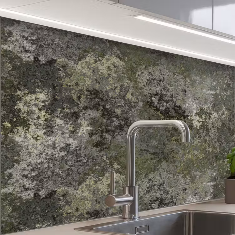 Revestimiento cocina - Verde - Óxido - Manchas — 1